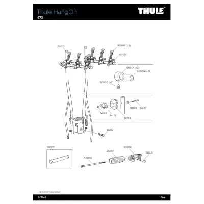 Thule HangOn 3 Tilt 972 Thule HangOn 3 Tilt 972
