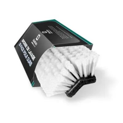Brosse de lavage bi-face poils durs Brosse de lavage bi-face poils durs