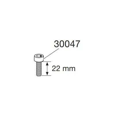 Thule 30047 Vis M6x22mm pour barres 417