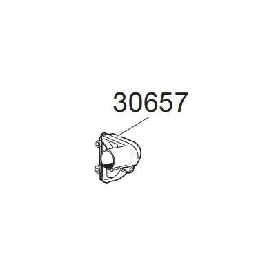 Thule 30657 Angle plastique pour galerie