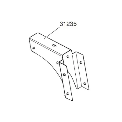 Thule 31235 Plaque pour pieds 420/427