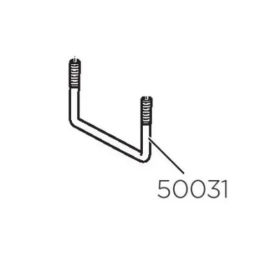 Thule 50031 U de fixation pour galerie de toit