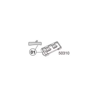 Thule 50310 Plaque de pied pour barres 4305