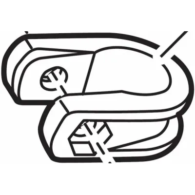 Thule 50400 étrier clipon 9103 9104