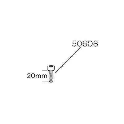 Thule 50608 Vis MC6S M6x20mm pour WingBar Edge