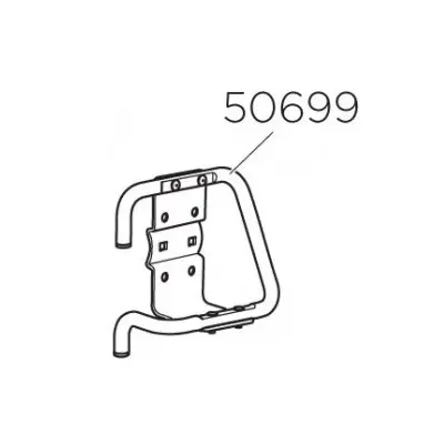 Thule 50699 Support plaque droit pour EasyBase