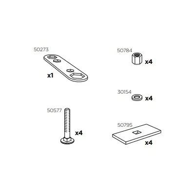 Thule 50936 Sac de montage kit 3057