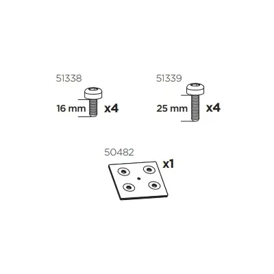 Thule 50939 Sac de montage kit 3065
