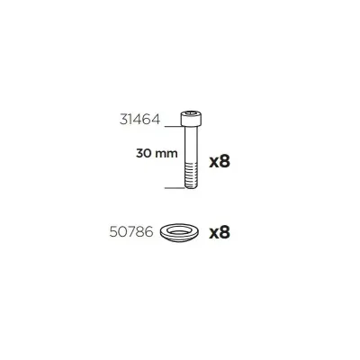 Thule 50945 Sac de montage kit 3018