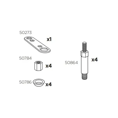 Thule 50965 Sac de montage kit 3049