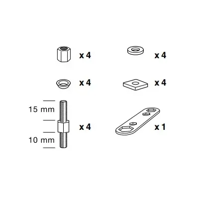 Thule 50966 Sac de montage kit 3051