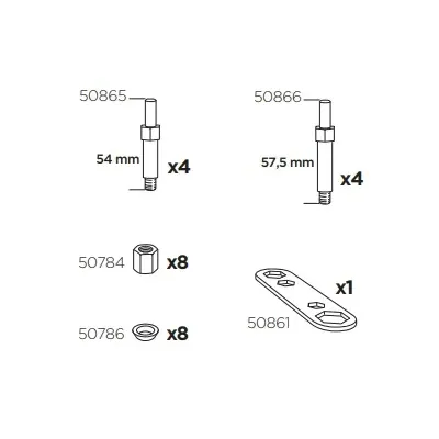 Thule 50973 Sac de montage kit 3011