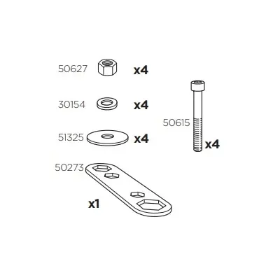 Thule 50979 Sac de montage kit 3032