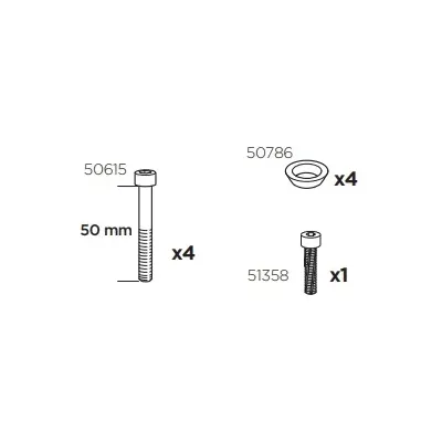 Thule 50986 Sac de montage kit 3030