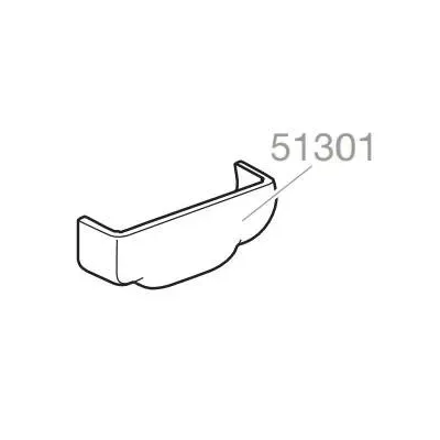 Thule 51301 Embout pour pour porte-échelle