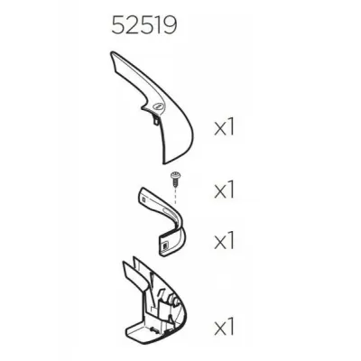 Thule 52519 Kit assemblement gauche pour galerie Trail
