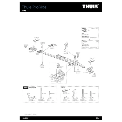 Thule ProRide 598 Thule ProRide 598