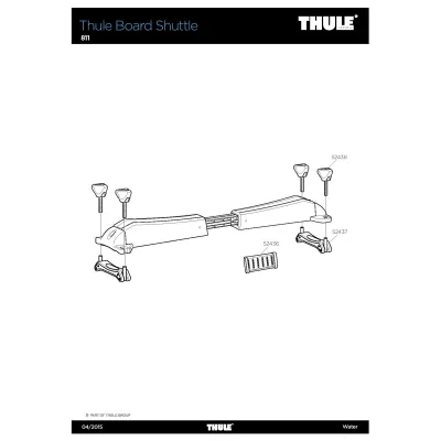 Thule Porte-planche 811 Thule Porte-planche 811
