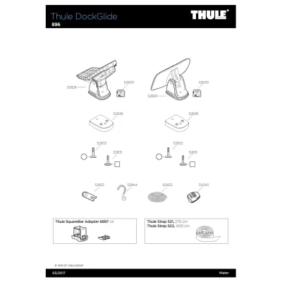 Thule DockGlide 896 Thule DockGlide 896
