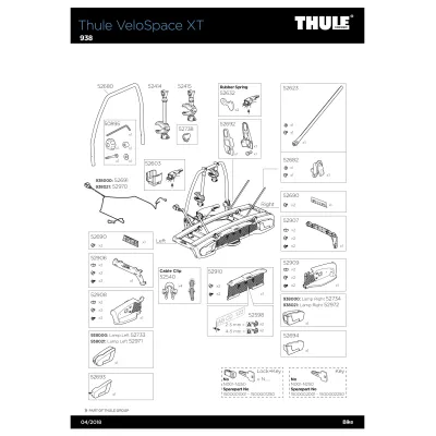 Thule VéloSpace XT 2 938 Thule VéloSpace XT 2 938