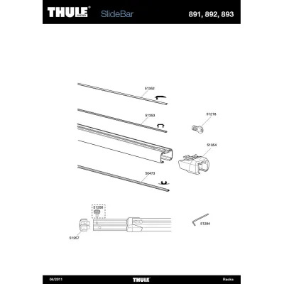 Thule SlideBar 127
