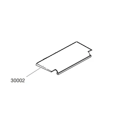 Thule 30002 Plaque de fixation pour pieds