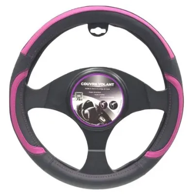 Couvre-volant noir et violet