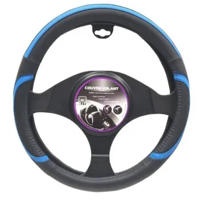 Couvre-volant bleu et noir Couvre-volant bleu et noir