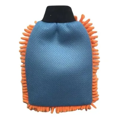 Gant de lavage chenille mixte Gant de lavage chenille mixte