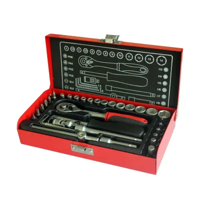 Coffret outillage 1/4 de 34 pièces Coffret outillage 1/4 de 34 pièces