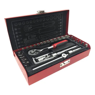 Coffret outillage 1/4 de 34 pièces Coffret outillage 1/4 de 34 pièces