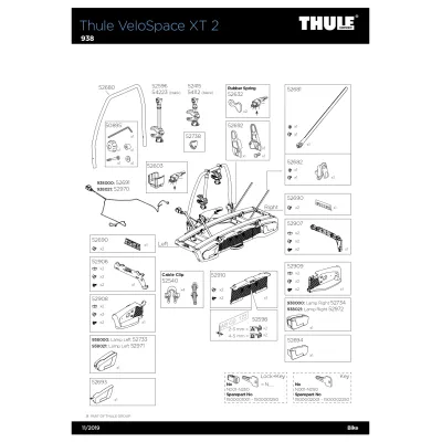 Thule VeloSpace XT 2 Black Thule VeloSpace XT 2 Black