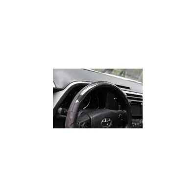 Couvre volant finition type Carbone